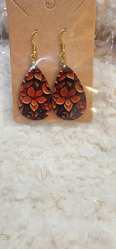 Sublimation Hook Ear Rings