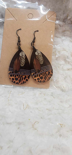 Sublimation Hook Ear Rings